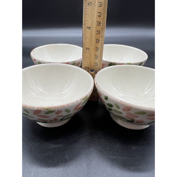 Crate and Barrel Set Of 4 Winter Gems Appetizer Sorbet Bowls Christmas 3 1/2" - Picture 3 of 13